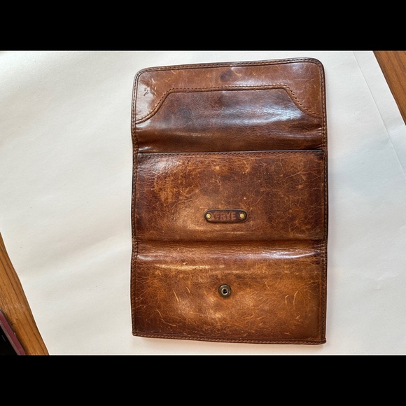 Frye Melissa Trifold Antique Leather Wallet - Picture 3 of 4